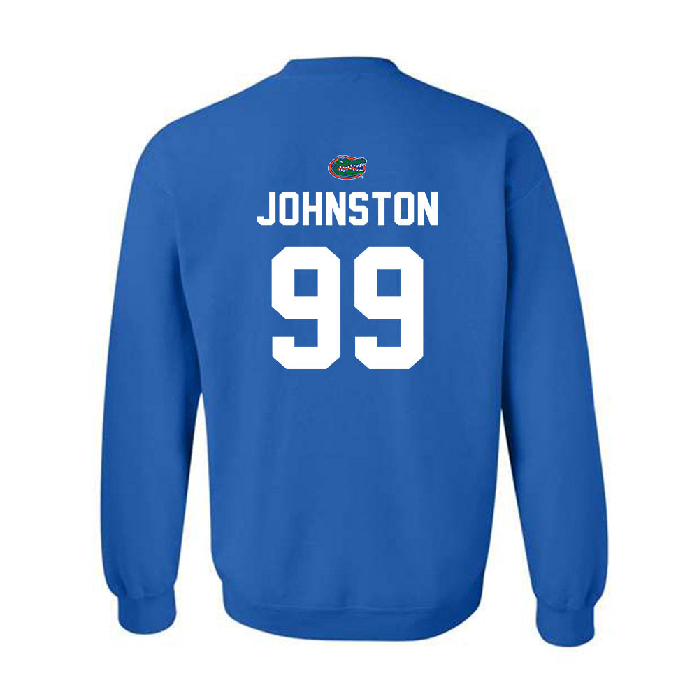 Florida - NCAA Women's Soccer : Katie Johnston - Replica Shersey Crewneck Sweatshirt-1