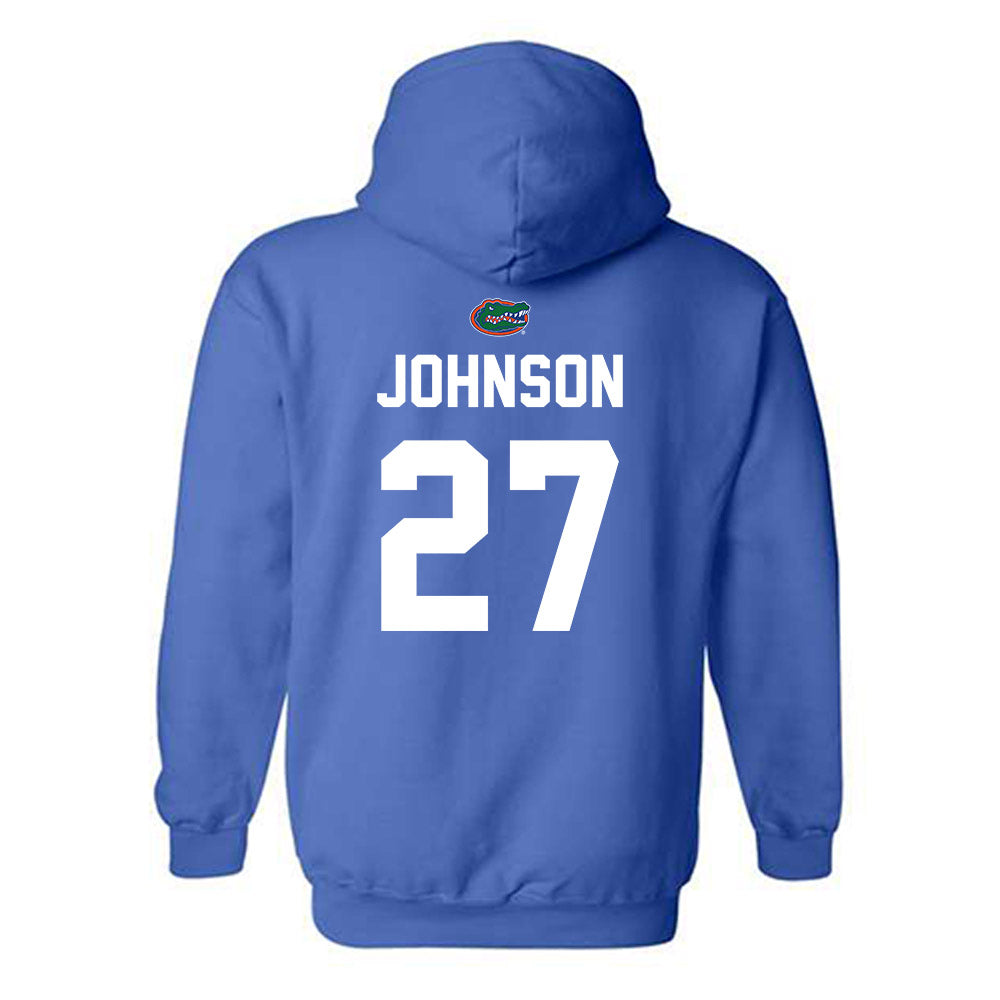 Florida - NCAA Football : Dijon Johnson - Replica Shersey Hooded Sweatshirt-1