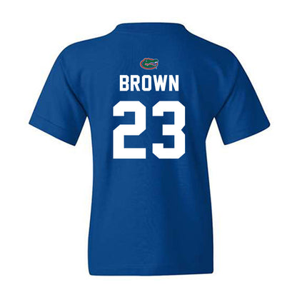 Florida - NCAA Men's Basketball : AJ Brown - Replica Shersey Youth T-Shirt-1