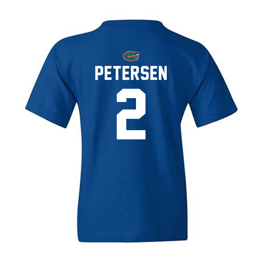 Florida - NCAA Women's Soccer : Ella Petersen - Replica Shersey Youth T-Shirt-1