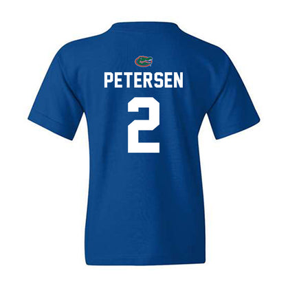 Florida - NCAA Women's Soccer : Ella Petersen - Replica Shersey Youth T-Shirt-1