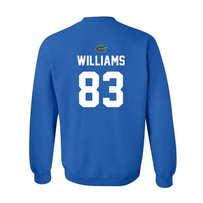 Florida - NCAA Football : Justin Williams - Replica Shersey Crewneck Sweatshirt-1