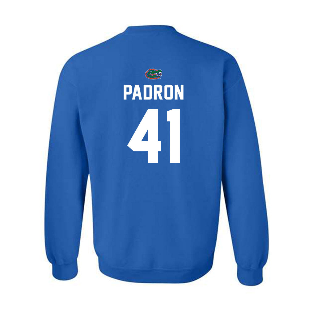 Florida - NCAA Football : Liam Padron - Replica Shersey Crewneck Sweatshirt-1