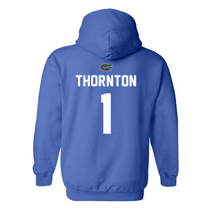 Florida - NCAA Football : Bryce Thornton - Replica Shersey Hooded Sweatshirt-1