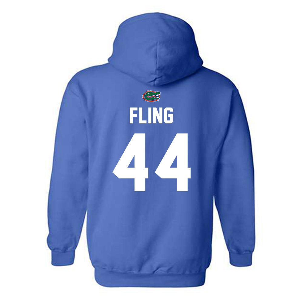 Florida - NCAA Women's Lacrosse : Allison Fling - Replica Shersey Hooded Sweatshirt-1