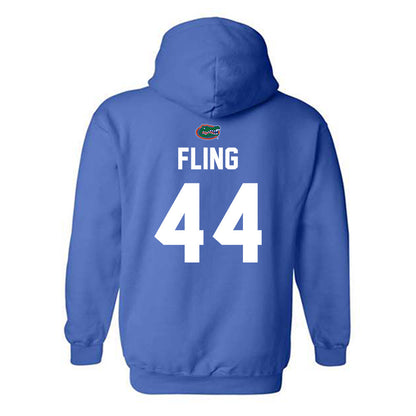 Florida - NCAA Women's Lacrosse : Allison Fling - Replica Shersey Hooded Sweatshirt-1