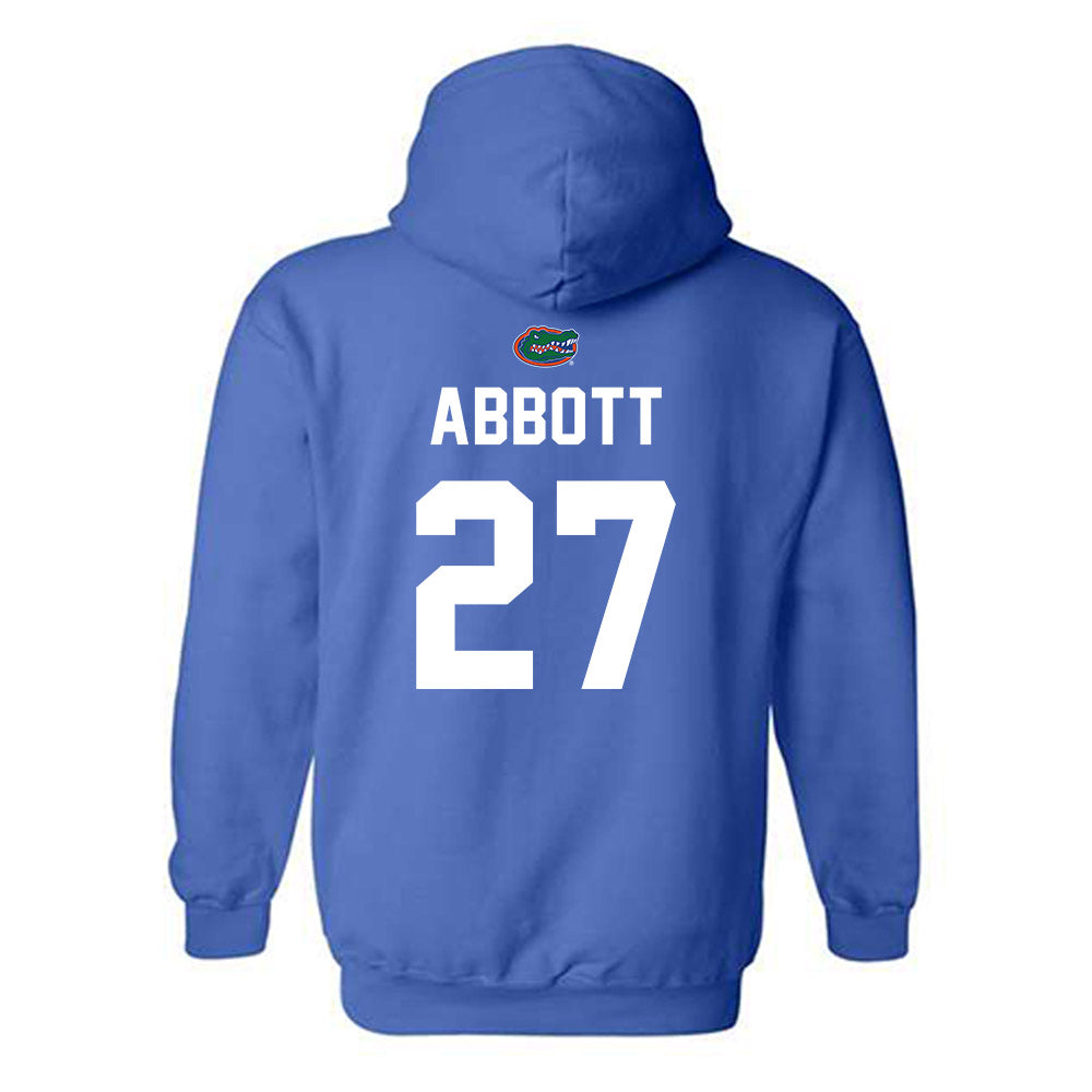 Florida - NCAA Women's Soccer : Norah Abbott - Replica Shersey Hooded Sweatshirt-1