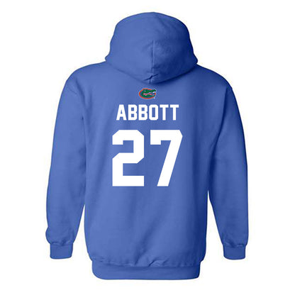 Florida - NCAA Women's Soccer : Norah Abbott - Replica Shersey Hooded Sweatshirt-1