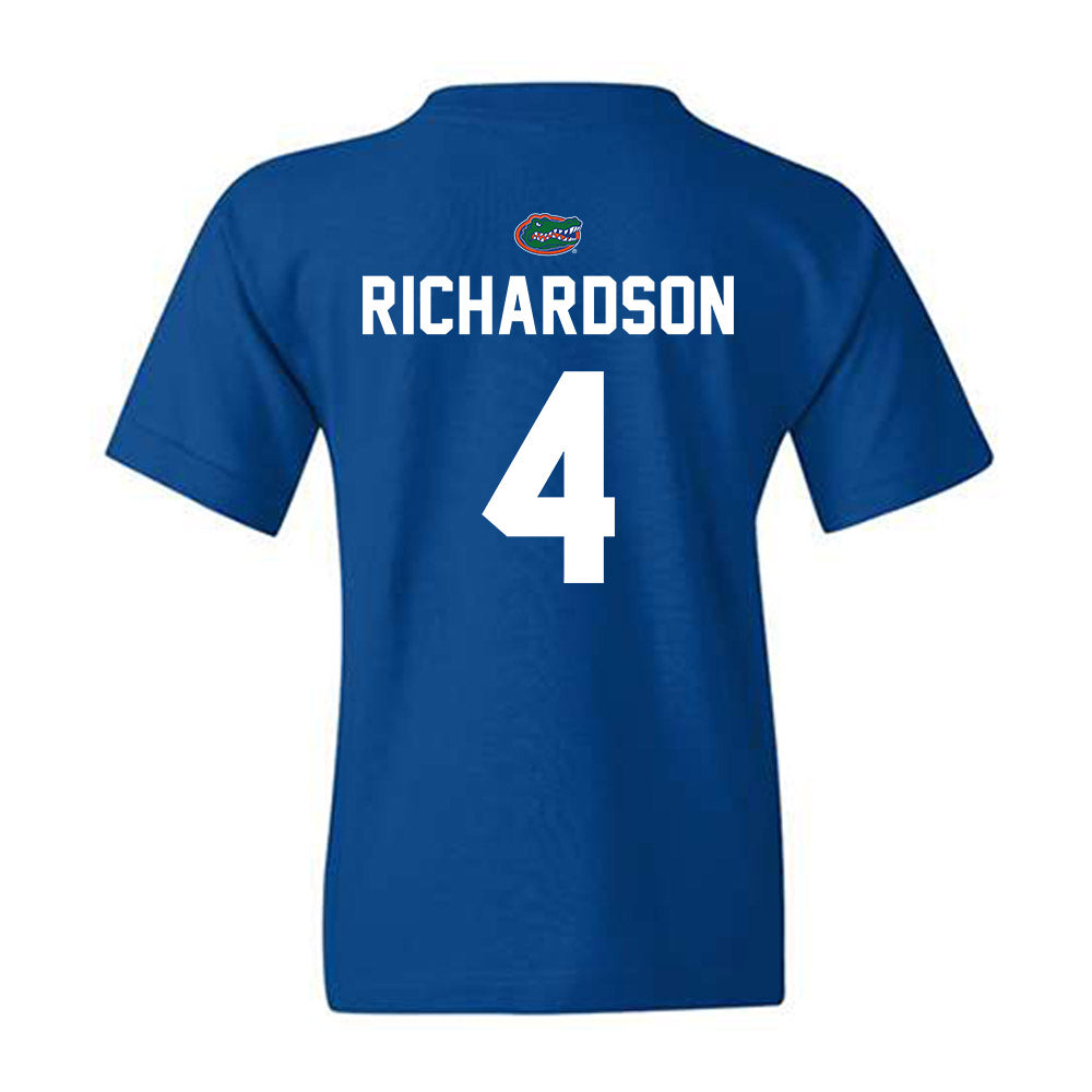 Florida - NCAA Women's Lacrosse : Kennedy Richardson - Replica Shersey Youth T-Shirt-1