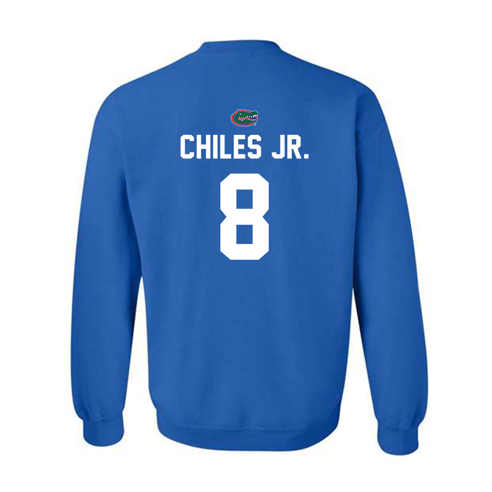 Florida - NCAA Football : Aaron Chiles Jr. - Replica Shersey Crewneck Sweatshirt-1