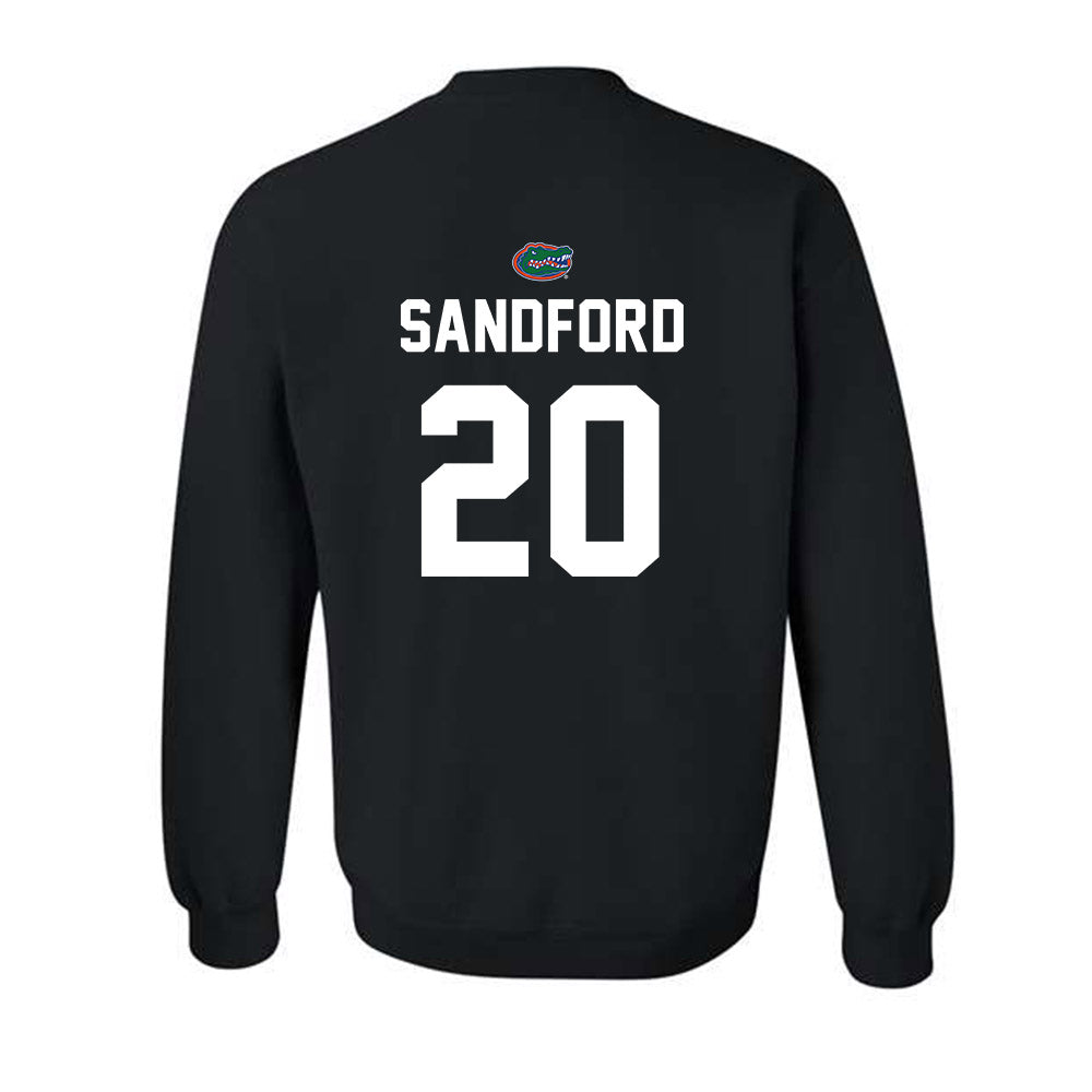 Florida - NCAA Baseball : Schuyler Sandford - Sports Shersey Crewneck Sweatshirt-1