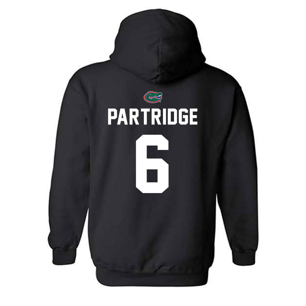 Florida - NCAA Baseball : Nic Partridge - Sports Shersey Hooded Sweatshirt-1