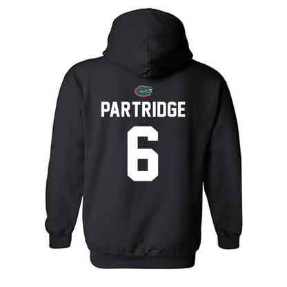 Florida - NCAA Baseball : Nic Partridge - Sports Shersey Hooded Sweatshirt-1