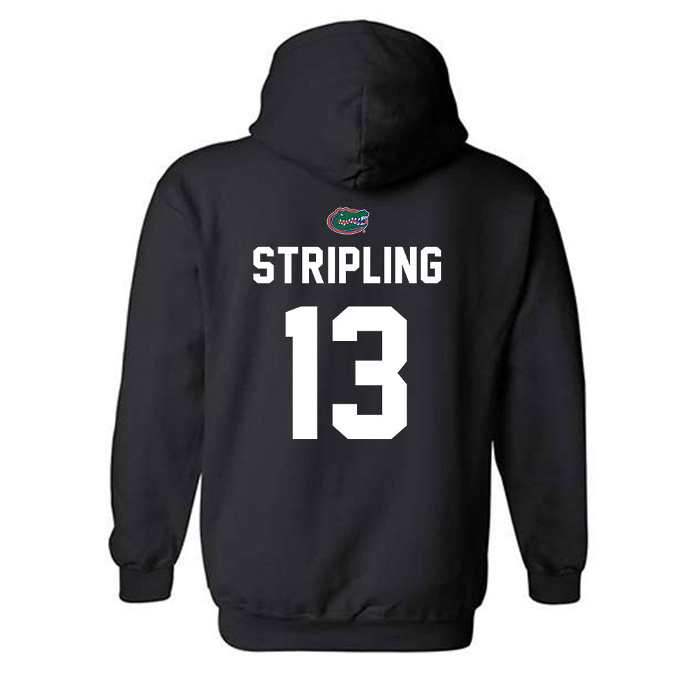 Florida - NCAA Baseball : Landon Stripling - Sports Shersey Hooded Sweatshirt-1