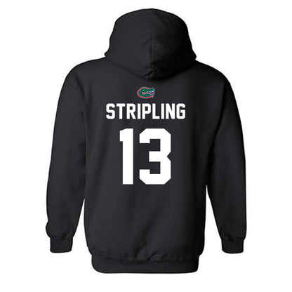 Florida - NCAA Baseball : Landon Stripling - Sports Shersey Hooded Sweatshirt-1