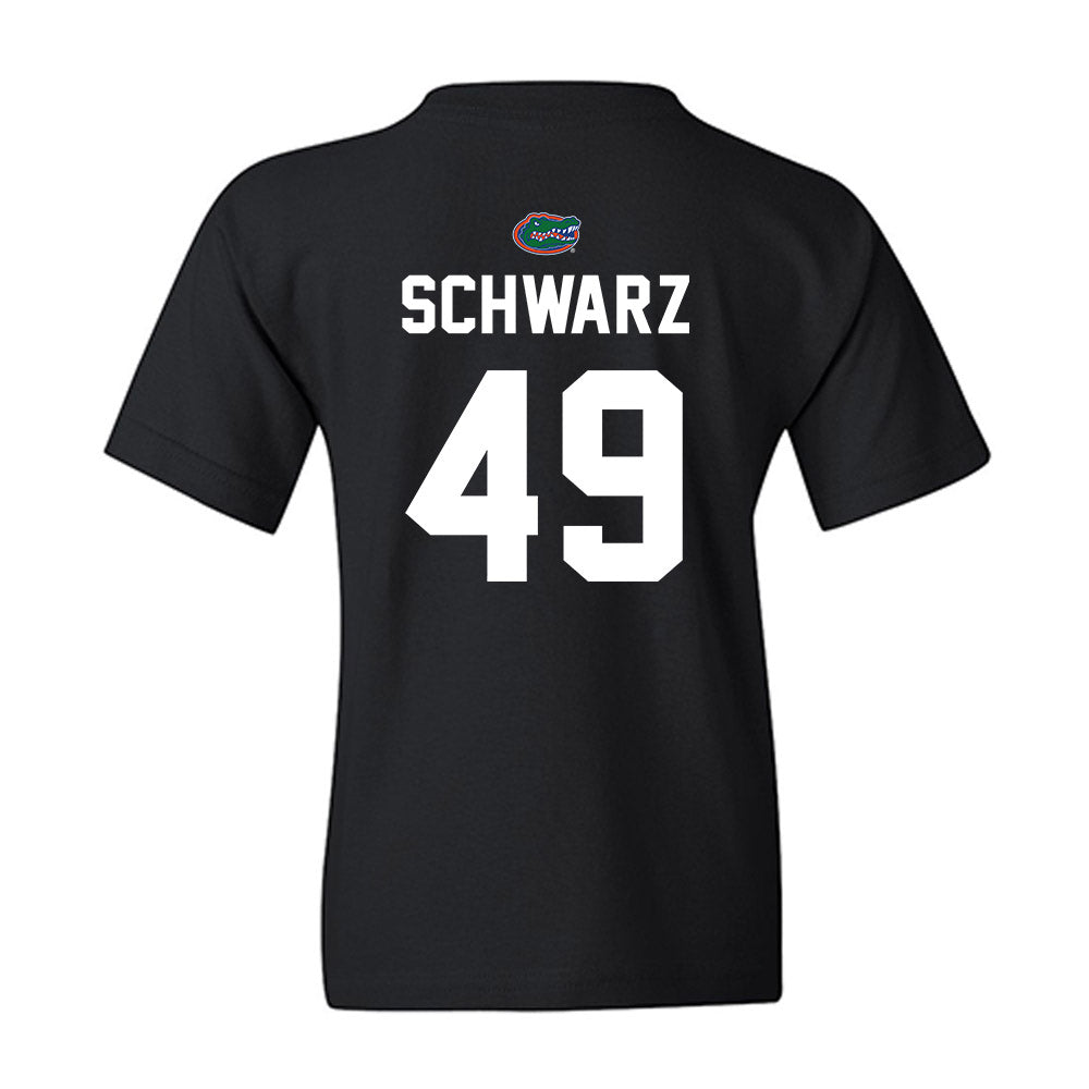 Florida - NCAA Baseball : Colton Schwarz - Sports Shersey Youth T-Shirt-1