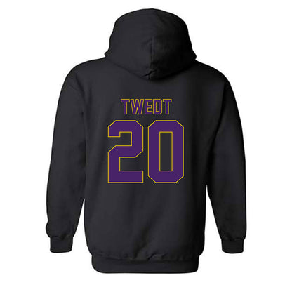 Northern Iowa - NCAA Women's Basketball : Jenna Twedt - Fashion Shersey Hooded Sweatshirt-1