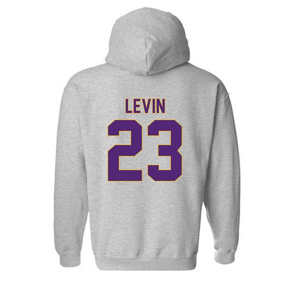Northern Iowa - NCAA Women's Basketball : Callie Levin - Fashion Shersey Hooded Sweatshirt-1