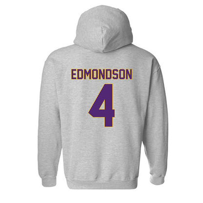Northern Iowa - NCAA Women's Basketball : Virginia Edmondson - Fashion Shersey Hooded Sweatshirt-1