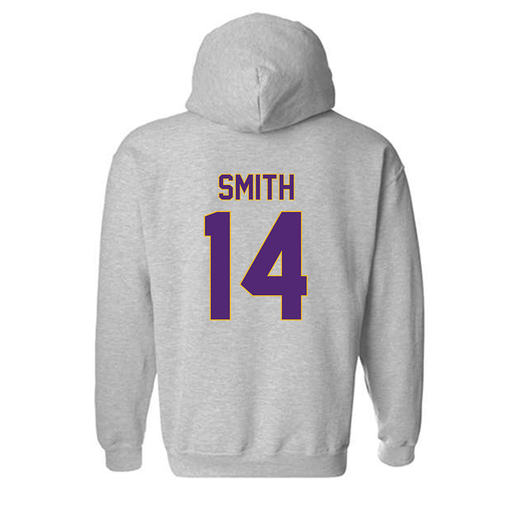 Northern Iowa - NCAA Men's Basketball : Tristan Smith - Fashion Shersey Hooded Sweatshirt-1