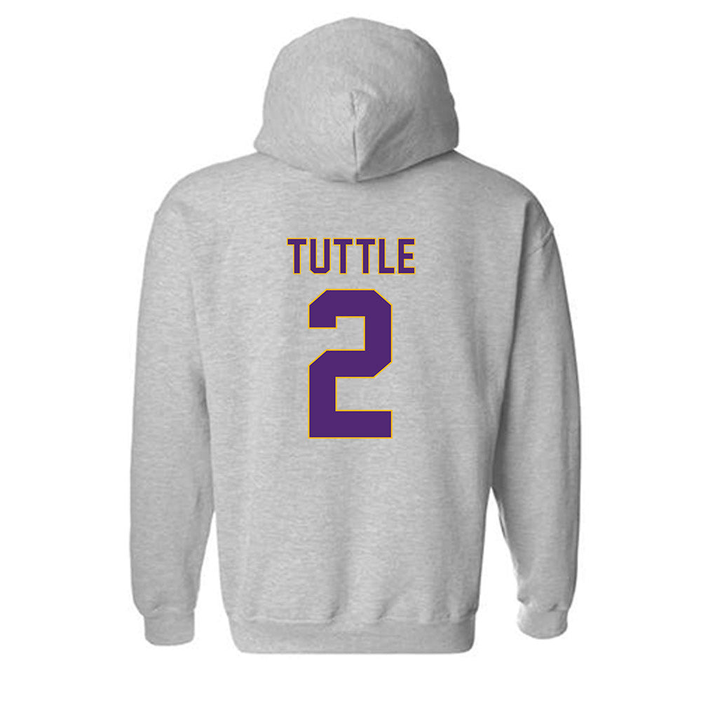Northern Iowa - NCAA Women's Basketball : Abby Tuttle - Fashion Shersey Hooded Sweatshirt-1