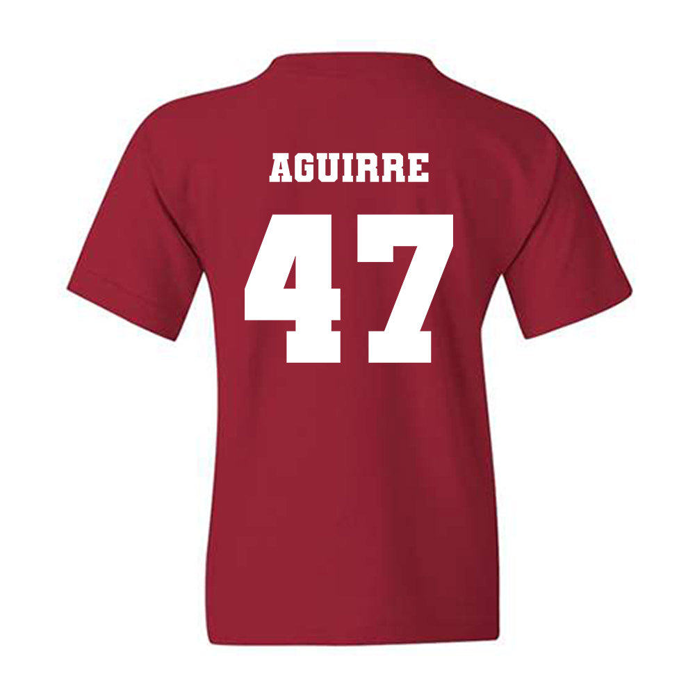 Ole Miss - NCAA Football : Anthony Aguirre - Replica Shersey Youth T-Shirt-1