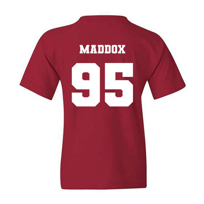 Ole Miss - NCAA Football : Andrew Maddox - Replica Shersey Youth T-Shirt-1
