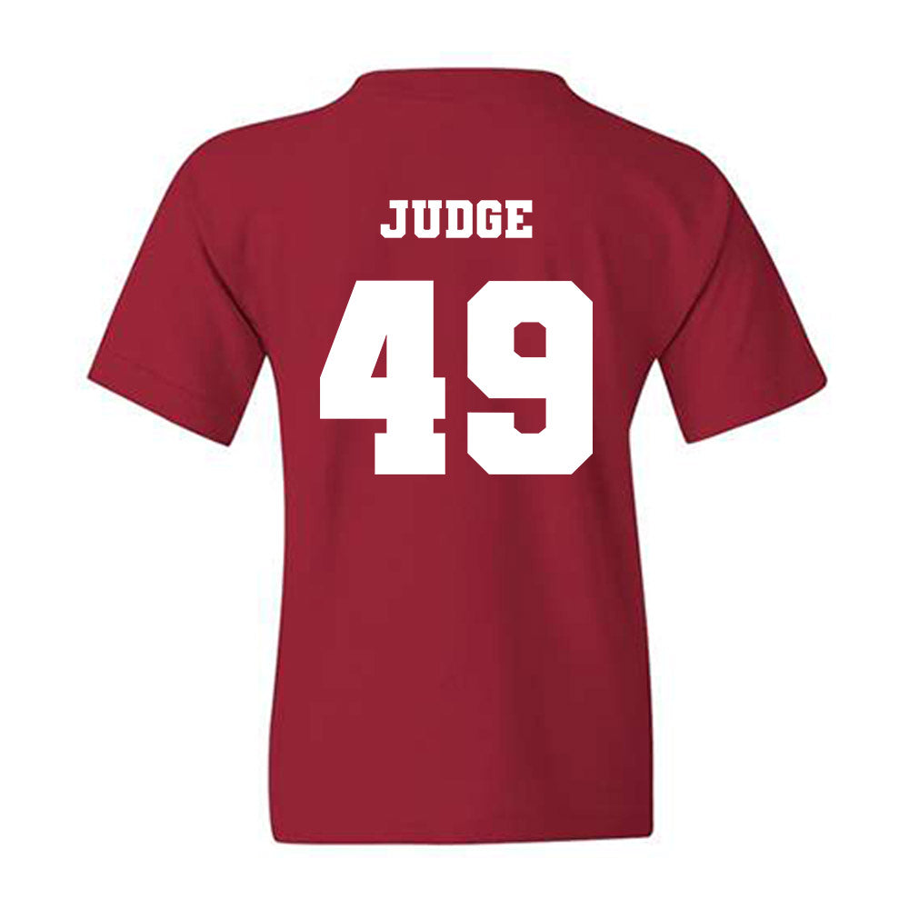 Ole Miss - NCAA Football : Sean Judge - Replica Shersey Youth T-Shirt-1