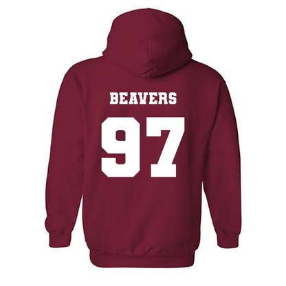 Ole Miss - NCAA Football : Kamron Beavers - Replica Shersey Hooded Sweatshirt-1