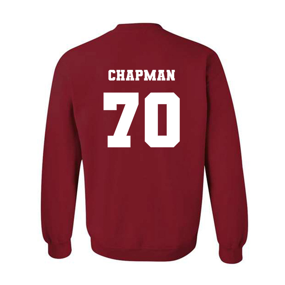 Ole Miss - NCAA Football : Jalan Chapman - Replica Shersey Crewneck Sweatshirt-1