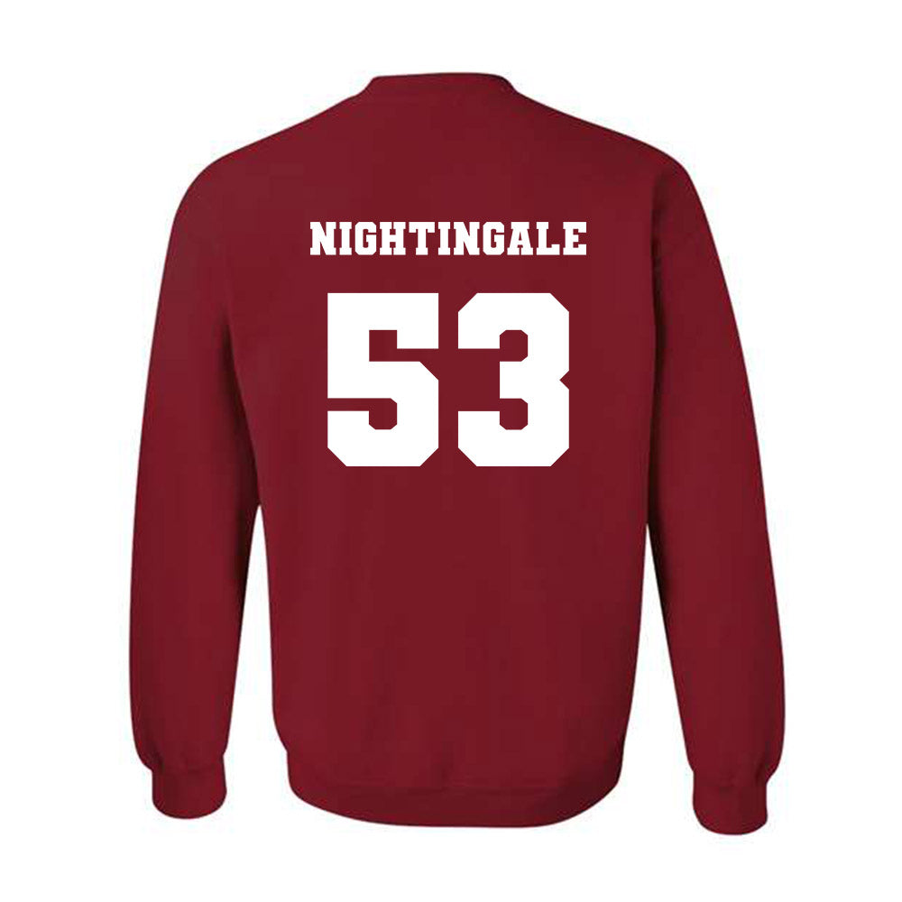 Ole Miss - NCAA Football : Trey Nightingale - Replica Shersey Crewneck Sweatshirt-1