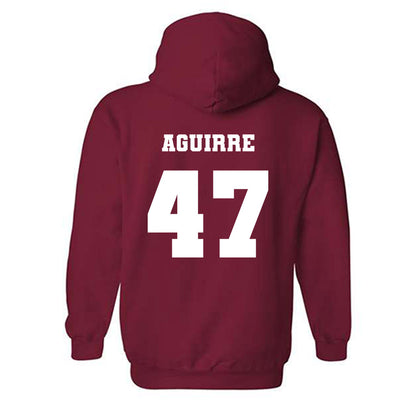 Ole Miss - NCAA Football : Anthony Aguirre - Replica Shersey Hooded Sweatshirt-1