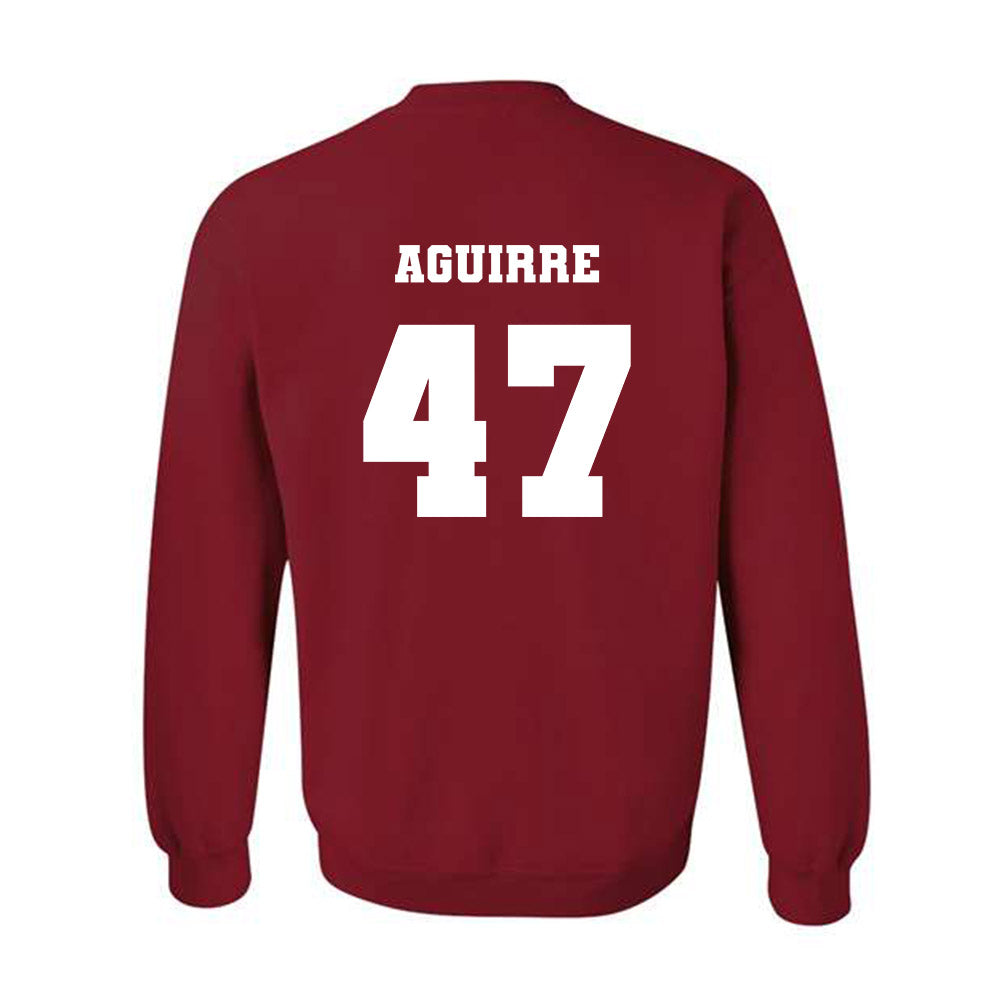 Ole Miss - NCAA Football : Anthony Aguirre - Replica Shersey Crewneck Sweatshirt-1