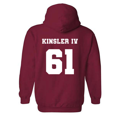 Ole Miss - NCAA Football : Tommy Kinsler IV - Replica Shersey Hooded Sweatshirt-1