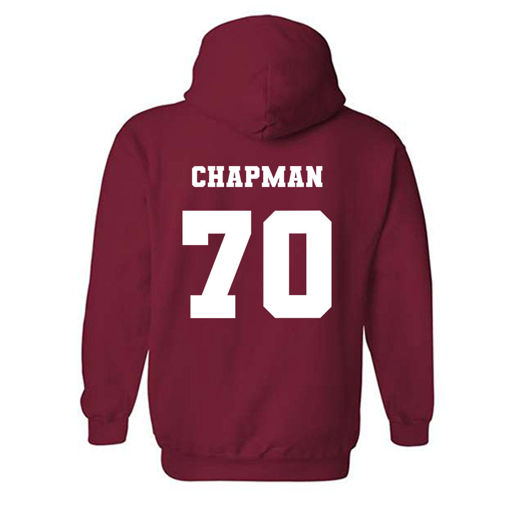 Ole Miss - NCAA Football : Jalan Chapman - Replica Shersey Hooded Sweatshirt-1