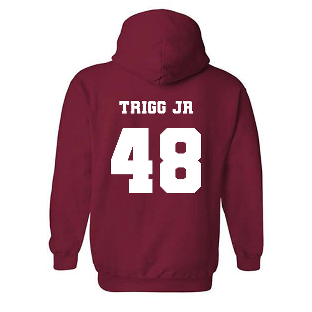 Ole Miss - NCAA Football : Mark Trigg Jr - Replica Shersey Hooded Sweatshirt-1