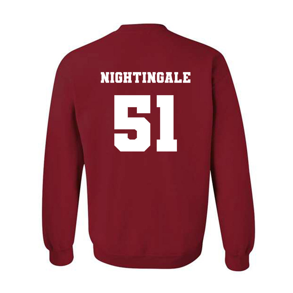 Ole Miss - NCAA Football : Trey Nightingale - Replica Shersey Crewneck Sweatshirt-1