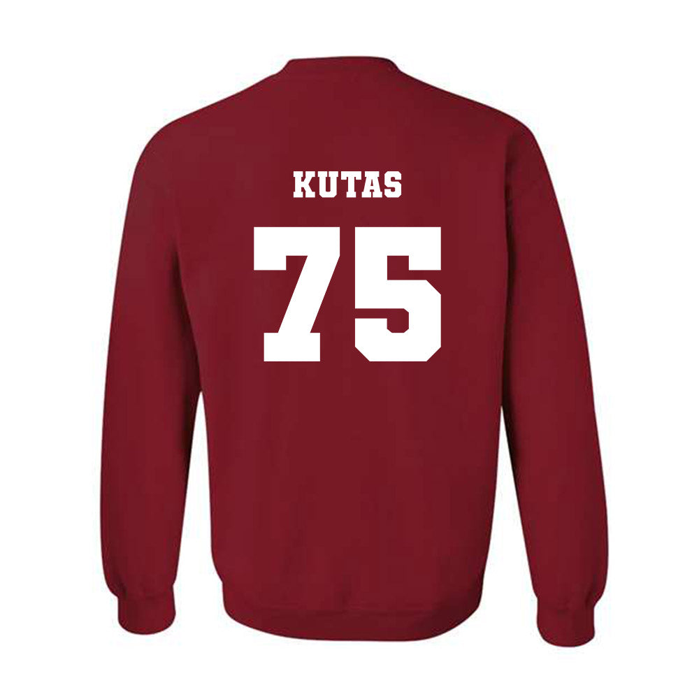Ole Miss - NCAA Football : Patrick Kutas - Replica Shersey Crewneck Sweatshirt-1