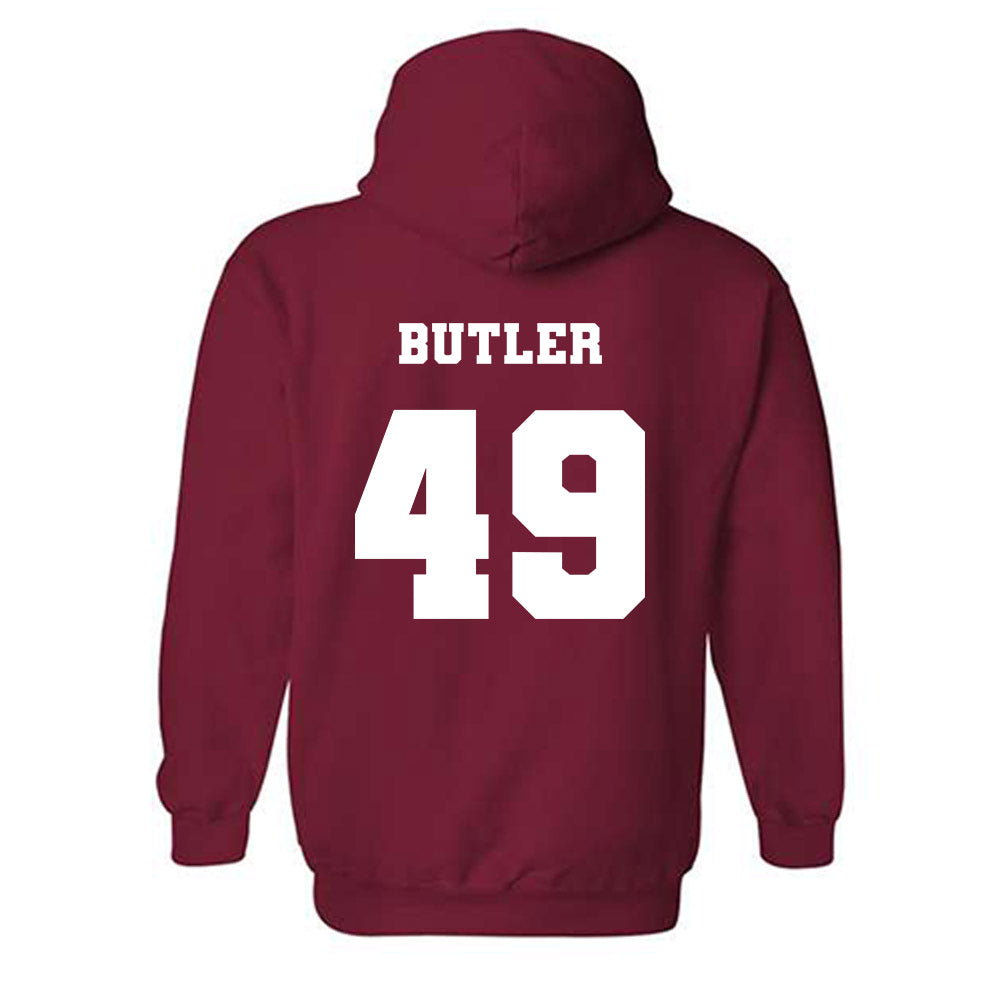 Ole Miss - NCAA Football : Tah'J Butler - Replica Shersey Hooded Sweatshirt-1