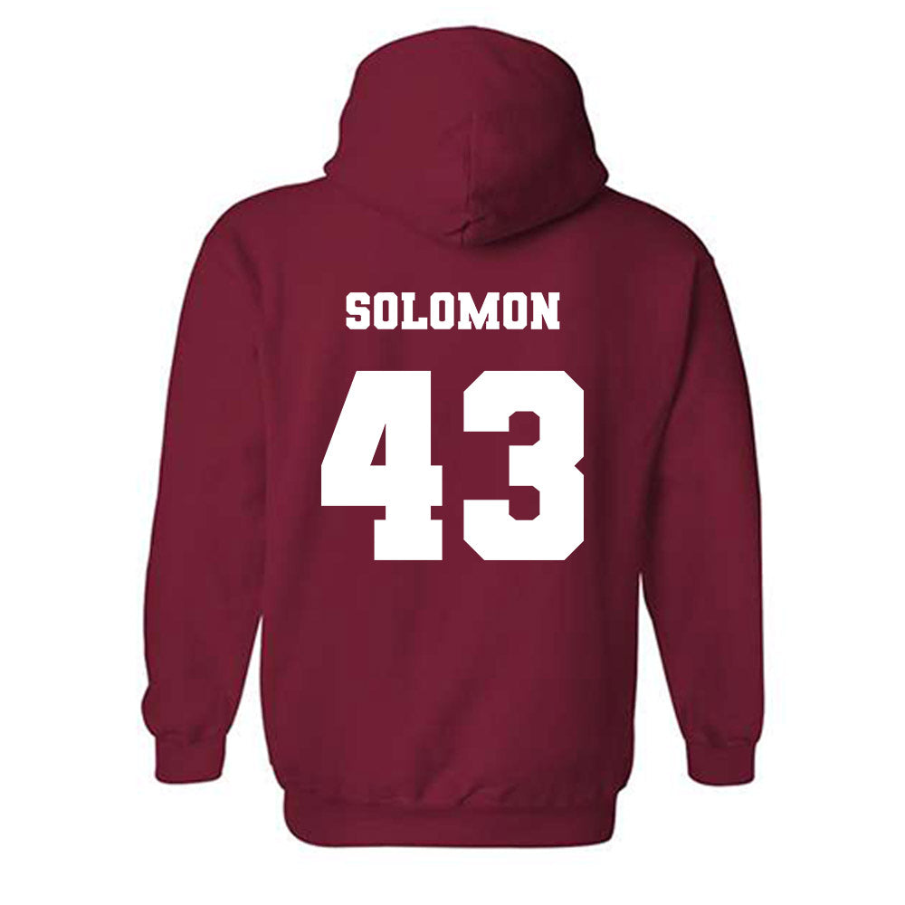 Ole Miss - NCAA Football : Isreal Solomon - Replica Shersey Hooded Sweatshirt-1