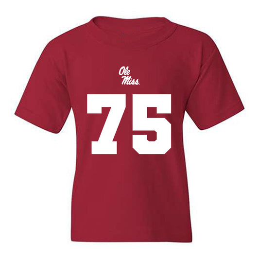 Ole Miss - NCAA Football : Patrick Kutas - Replica Shersey Youth T-Shirt-0