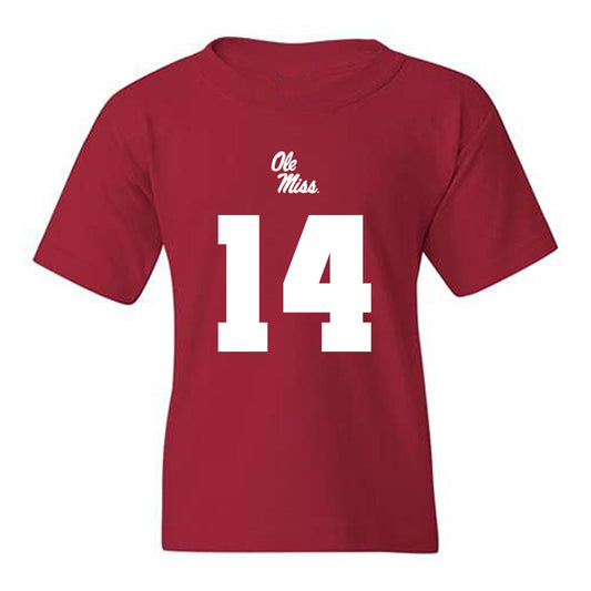 Ole Miss - NCAA Football : Walker Howard - Replica Shersey Youth T-Shirt-0