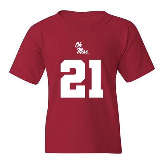 Ole Miss - NCAA Football : Tavoy Feagin - Replica Shersey Youth T-Shirt-0