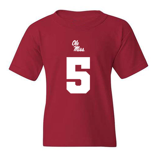 Ole Miss - NCAA Football : Kewan Lacy - Replica Shersey Youth T-Shirt-0