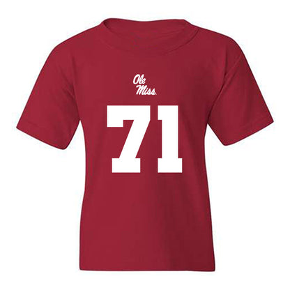 Ole Miss - NCAA Football : Emanuel Faulkner - Replica Shersey Youth T-Shirt-0