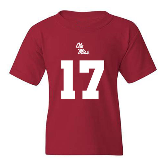 Ole Miss - NCAA Football : Blake Purchase - Replica Shersey Youth T-Shirt-0