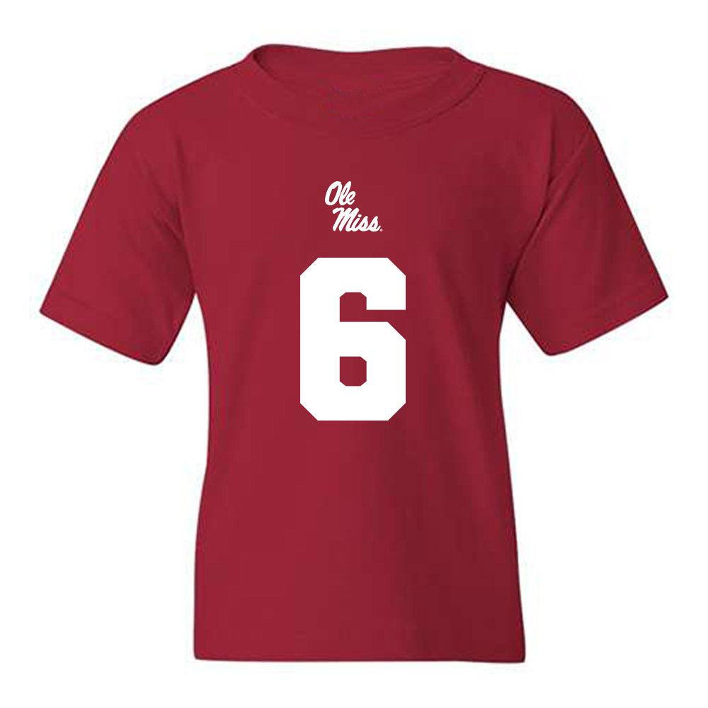 Ole Miss - NCAA Football : Joenel Aguero - Replica Shersey Youth T-Shirt-0