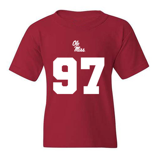 Ole Miss - NCAA Football : Kamron Beavers - Replica Shersey Youth T-Shirt-0