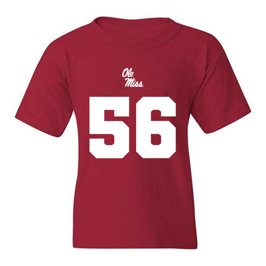 Ole Miss - NCAA Football : Mason Waddle - Replica Shersey Youth T-Shirt-0