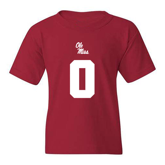 Ole Miss - NCAA Football : Johntay Cook II - Replica Shersey Youth T-Shirt-0